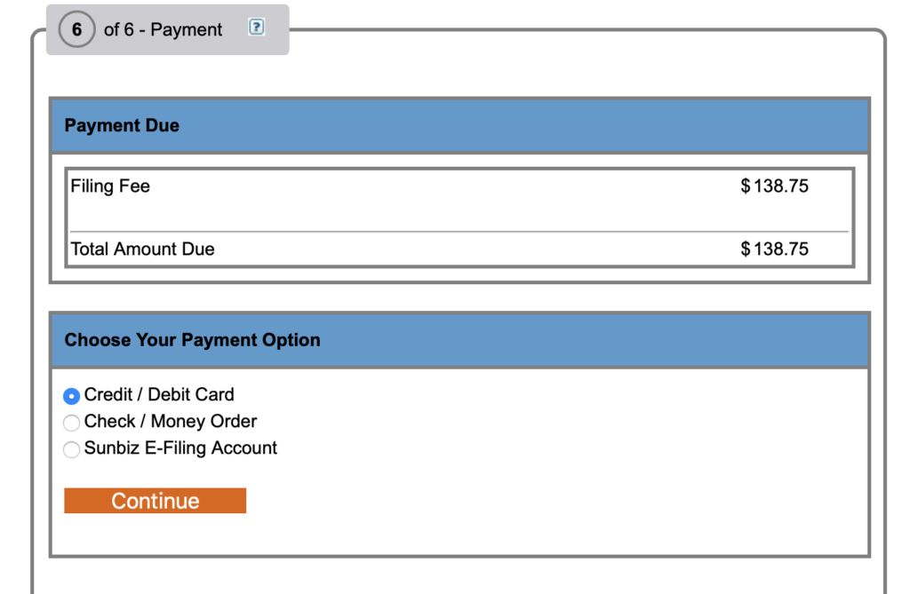 Payment options